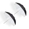 Of UNPLUGGED STUDIO 33 Inch White Umbrella Set of 2 [Set 2] (Glass Fiber) UN-048