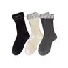 Shiny Sequin Short Socks Solid Color Middle Tube Hosiery Soft Girls Glitter Socks  Elastic