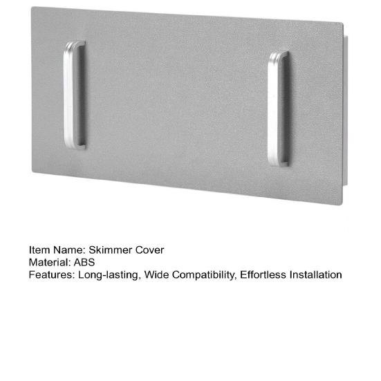 Крышка скиммера с широким горлом Крышка скиммера для надземного бассейна с ручкой 12"x6" Крышка скиммерной пластины для SP1091WM SP1094 K002WBX Зимняя защита