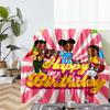 Gracie's Corner Theme Printed Blanket - Perfect for Couch, Bed, Travel & Outdoor Use | Machine Washable, Cozy & Durable.