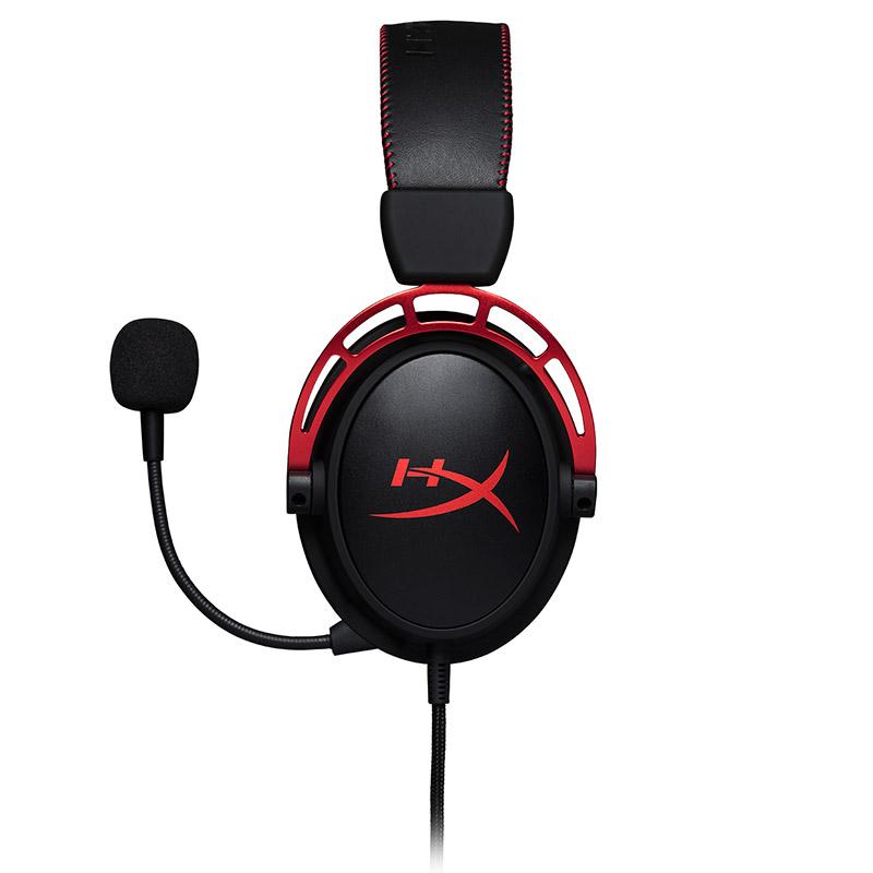 HYPERX Cloud Alpha - Gaming Headset, Dual Chamber Drivers, Legendary Comfort, Aluminum Frame, Detachable Microphone – Red