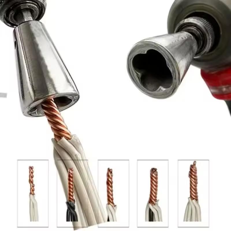 1/2PC Wire Twisting Tools Quickly Twister Electrician Artifact for Power Drill Drivers Twisted Connector Cable Device Multi-tool