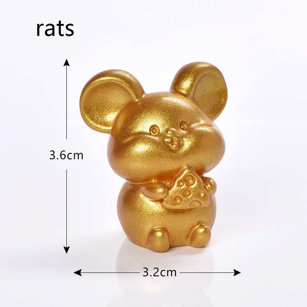 Statue Home Decoration Fairy Garden DIY Miniature Taurus Animal Model Cow Figurines Micro Landscape