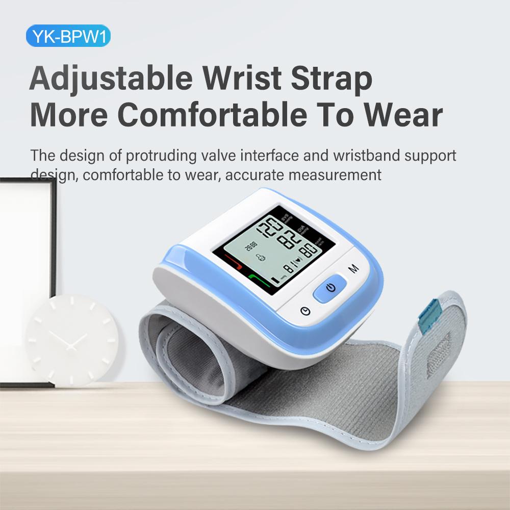yongrow Automatic Wrist Blood Pressure Monitor with Digital LCD Display & Adjustable Wrist Cuff
