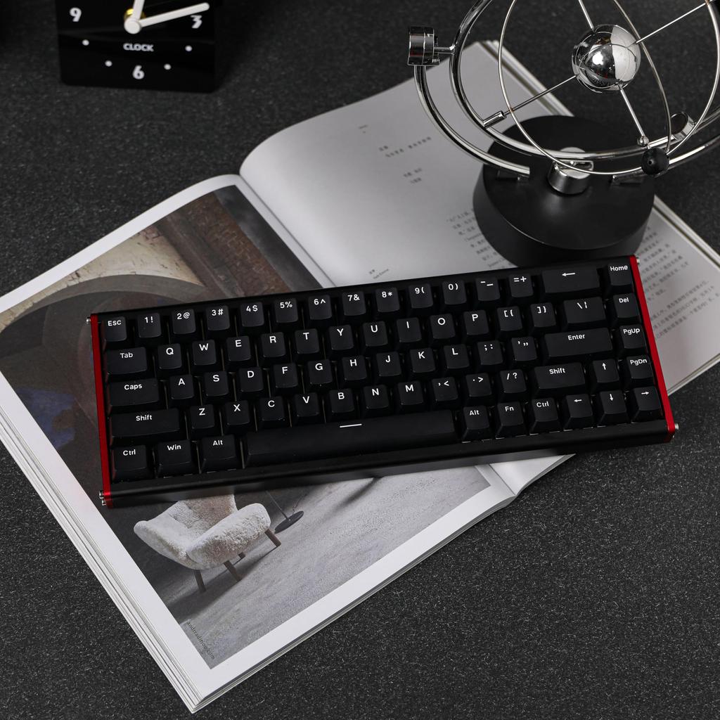 MechLands AJAZZ ALUX68 HE Aluminum Gaming Keyboard with Rapid Magnetic Wired Hall Effect 8K Polling and RGB Backlighting ALUX68 Triggers, Switches,