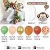 76PCS Jungle Animal Monkey Themed Balloon Arch Set Boy Girl Birthday Party Decorations Supplies Baby Shower Kid Toy Gift 2025