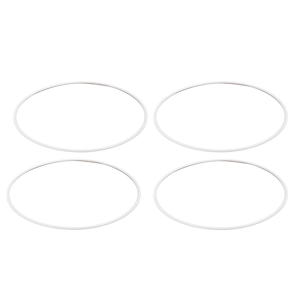 4Pcs 20 Inch Wheel Rim Protector Ring ABS Scratch Resistant Elegant Look Self Adhesive Wheel Rim Guard Trim Ring for