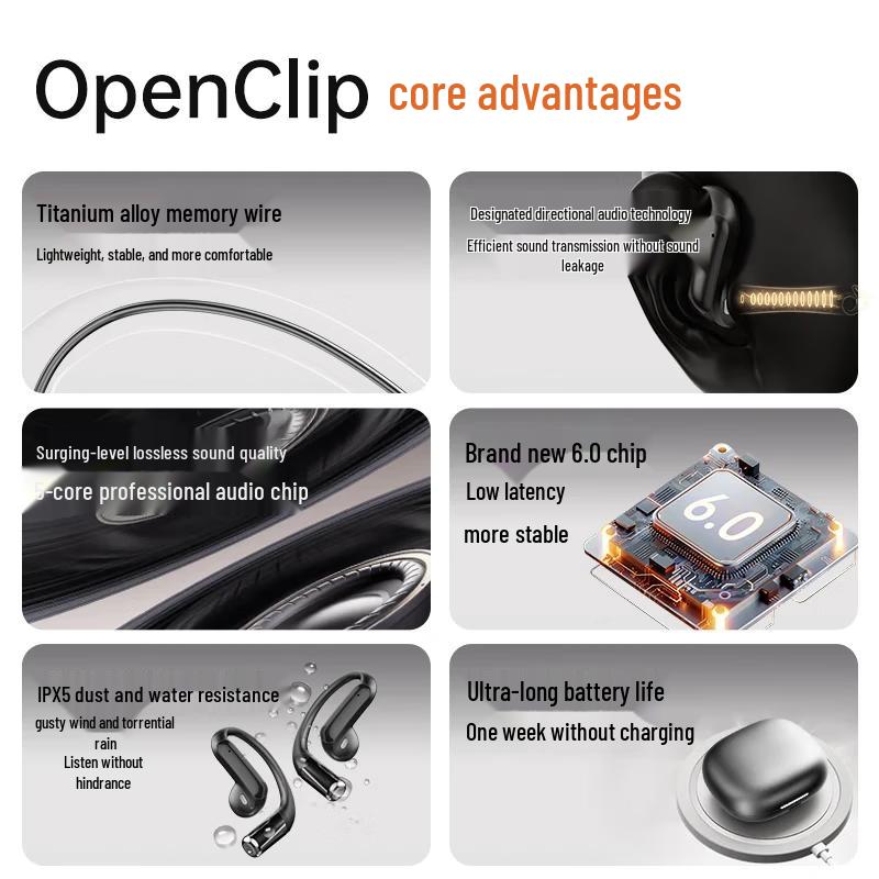 Спортивные наушники с костной проводимостью Viken G129 с открытым ухом