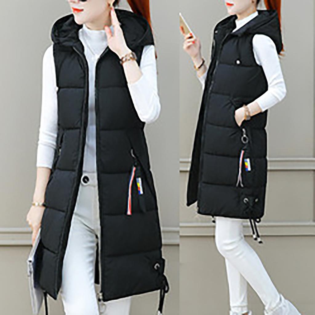 Женская теплая однобортная хлопковая куртка больших размеров с капюшоном средней длины, тонкий кардиган, пальто