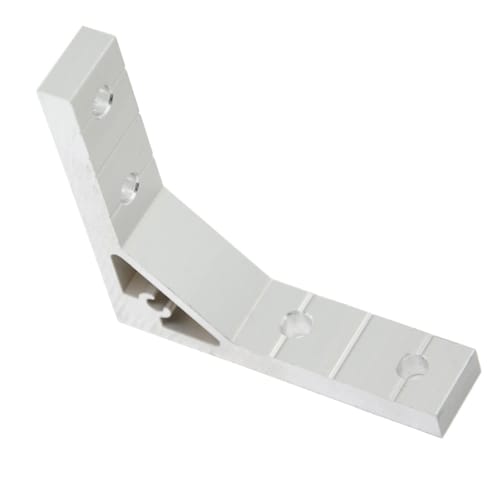 Iverntech 4-Piece 18x78x78mm Strong Support Corner Brackets for 2020 Series V-Slot Aluminum Extrusion Profiles, 16 M5 Screws and 16 M5 T-Nuts