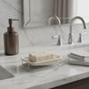 Durable Double-Layer Soap Box Plastic Slanted Drainage Soap Dish Waterproof Thickened Soap Storage Holder Bathroom