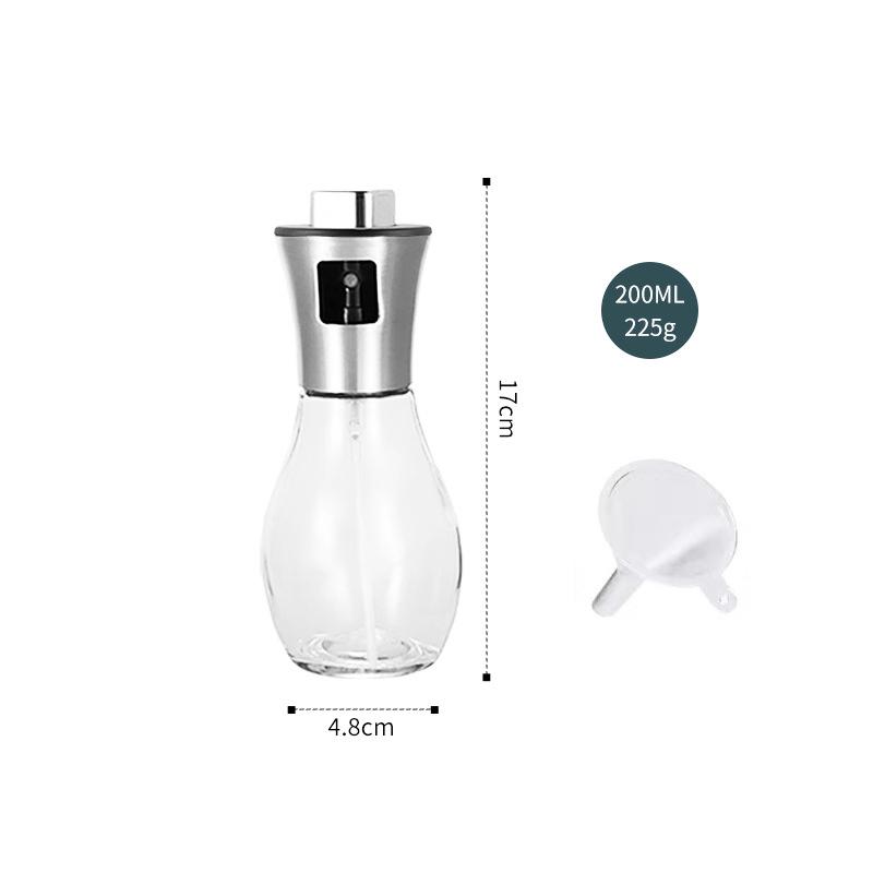 Бутылка с распылителем оливкового масла для барбекю, бутылочка с распылителем для масла из нержавеющей стали, многоразовая кухонная бутылка с распылителем для здорового материала, приправа для выпечки