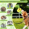 Squeaky Dog Toys, Chew-Resistant Dog Rope Toy with Squeaker & Crinkle Paper, Interactive Squeaky Tug of War Doggie Toy, Dog Toys for Small, Medium, an