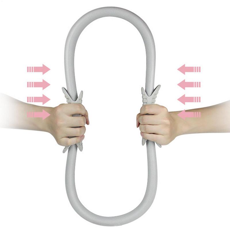 32см Круги Кольцо для пилатеса Йога Фитнес Кольцо Женщина Девушка Упражнения Дома Сопротивление Эластичность Йога Тренировка в зале Кольцо для пилатеса