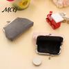 Travel Coin Holder Retro Plaid Purse, Cotton Fabric Small Change Mini Purse Kiss Lock Pouch for Women Coins Cash Earrings Lipstick Storage