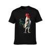 Футболка с петухом Новинка Повседневная футболка