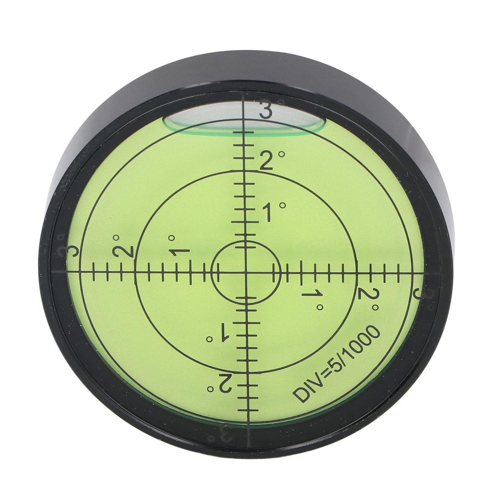 Круглый пузырьковый уровень Светящийся Высокоточный Алюминиевый сплав Горизонтальный шариковый нивелир для автодома, камеры