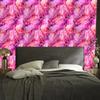Ink purple, powder pink and pink wallpaper for living room and bedroom 50x1000
