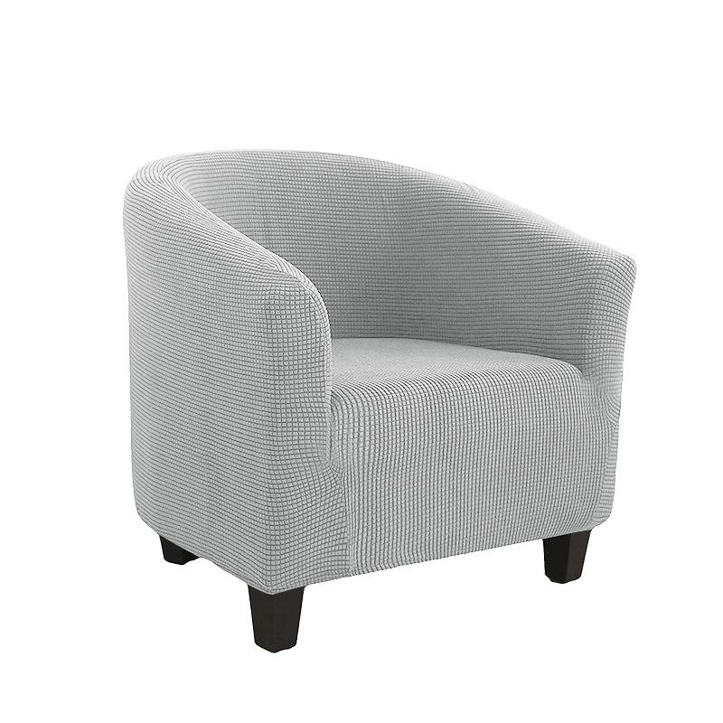 Чехол на клубный стул, эластичный чехол на стул для ванны, однотонный чехол для дивана, флисовые чехлы для диванов для учебы, барная стойка, гостиная