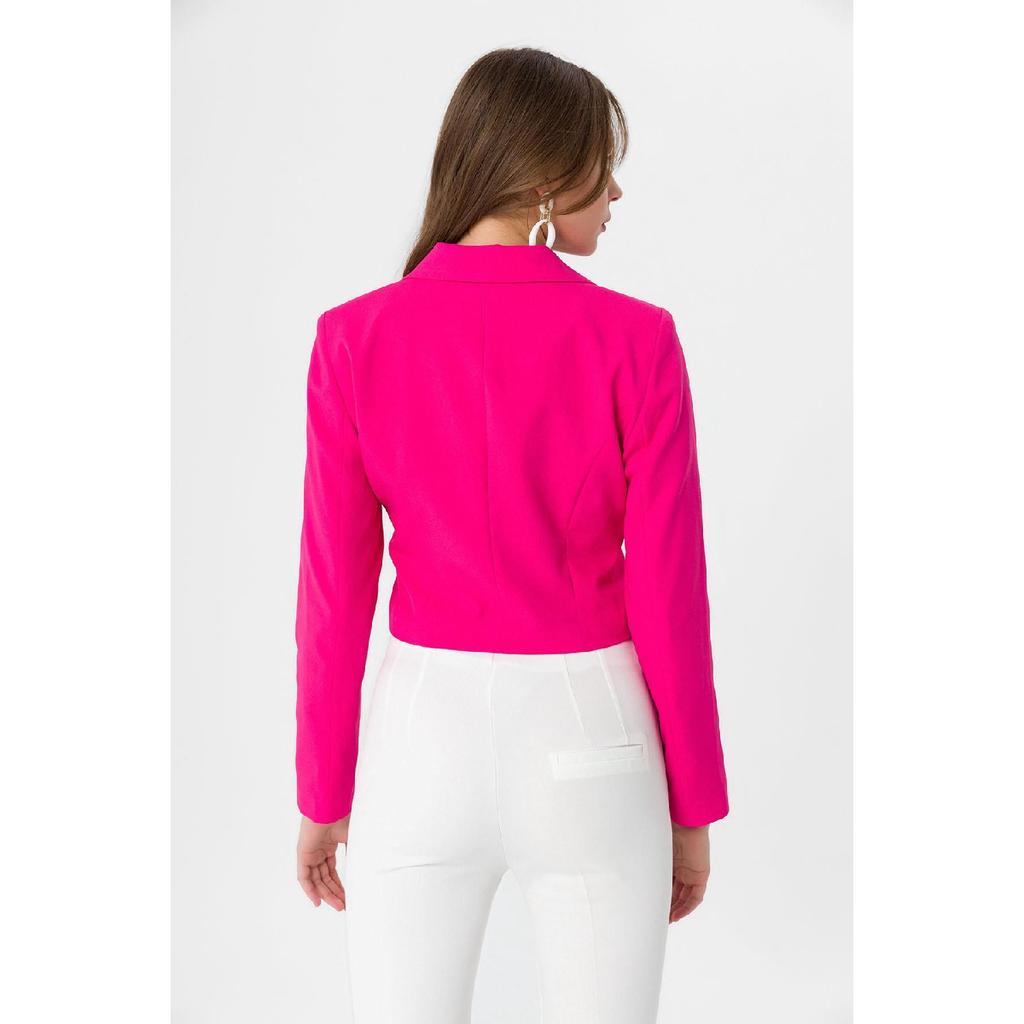 Women's Short Button-closed Blazer Jacket 245071 -