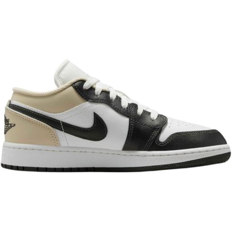 Air Jordan 1 Low GS Summit White Black Yellow 553560-153