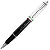 Ручка-роллер AURORA Шариковая ручка Epsilon Juventus Satin Black White Cap CT На водной основе B75-JWN