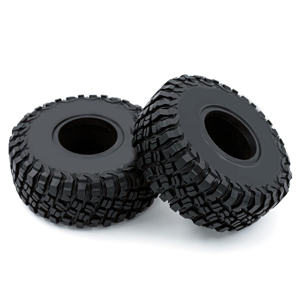 RC Crawler Rubber Tires RC Car Tires 4pcs Replacement for 1/10 al SCX10 90046 SCX10 III 03007 03003 RC Car
