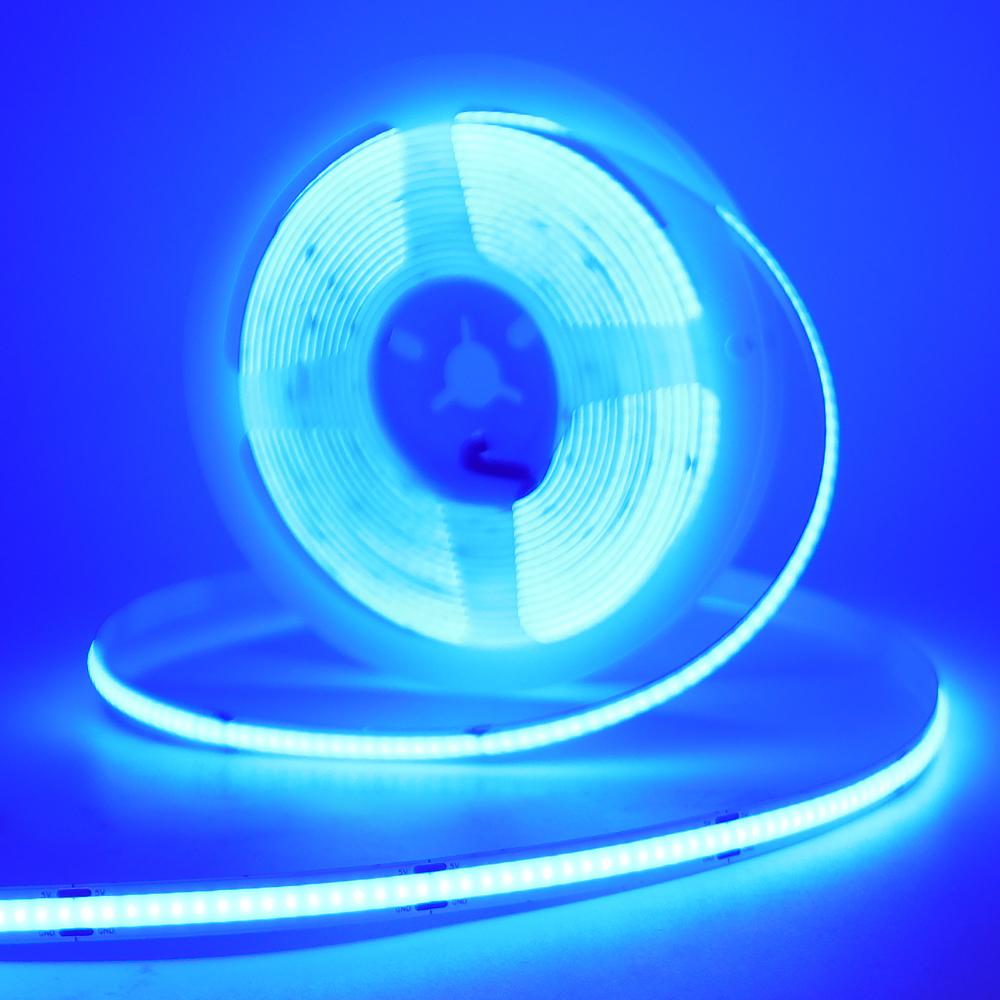 8mm COB LED Strip 5V With Motion Sensor Induction AAA Battery Powered Led Tape White Red Blue Green Yellow for Wardrobe Stairs