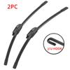 2PC Universal Car Front Wiper Blades Windshield Windscreen J-Hook Suitable For All Four Seasons of the Year