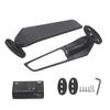 Modified Wind Knife Rearview Mirror for GSX250, GSXR600, Ninja 600, SR250 - Fixed-Wing Design for Racing and Sports Bikes.