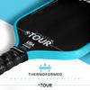 Ракетка для пиклбола Franklin Sport Pro - FS Tour Series Carbon Fiber Pickleball Paddle - Официальный американский пиклбол (АПА США) Одобренное весло -