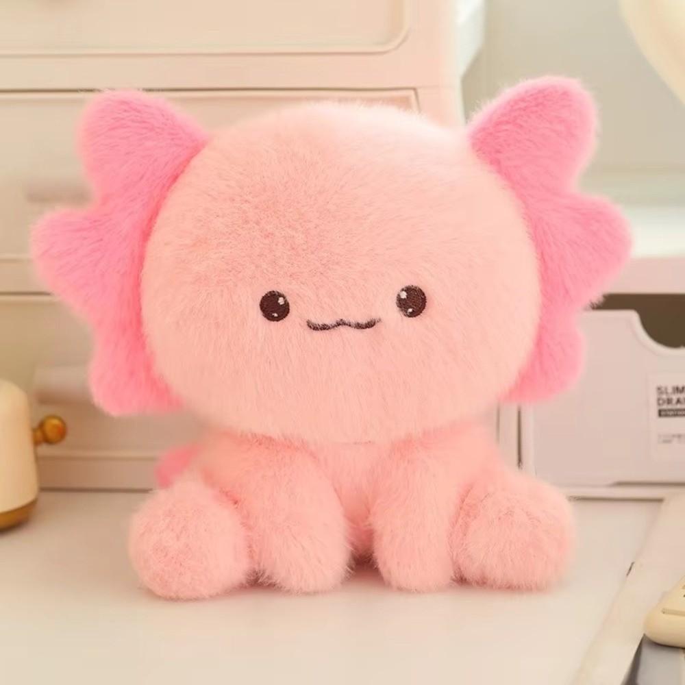 High Quality Cute 1PC New Cute Axolotl Companion Kawaii Ornaments Super Soft Home Decor Salamander Plushie Animal Birthday Gifts