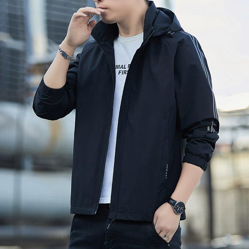 Пальто мужская куртка, штурмовой костюм мужской красивый повседневный с капюшоном рабочая одежда