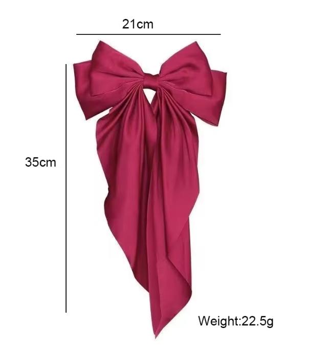 Модная большая заколка-бантик для волос, заколка-бант, милая заколка для волос, рождественское украшение, черная лента, заколка-бантик, заколки для девочек, аксессуары для волос, головные уборы для женщин