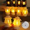 1/5pcs Mini Retro Led Light Portable Battery Operated Lighting Hanging Night Light Christmas Party DIY Crafts Decorative Supply