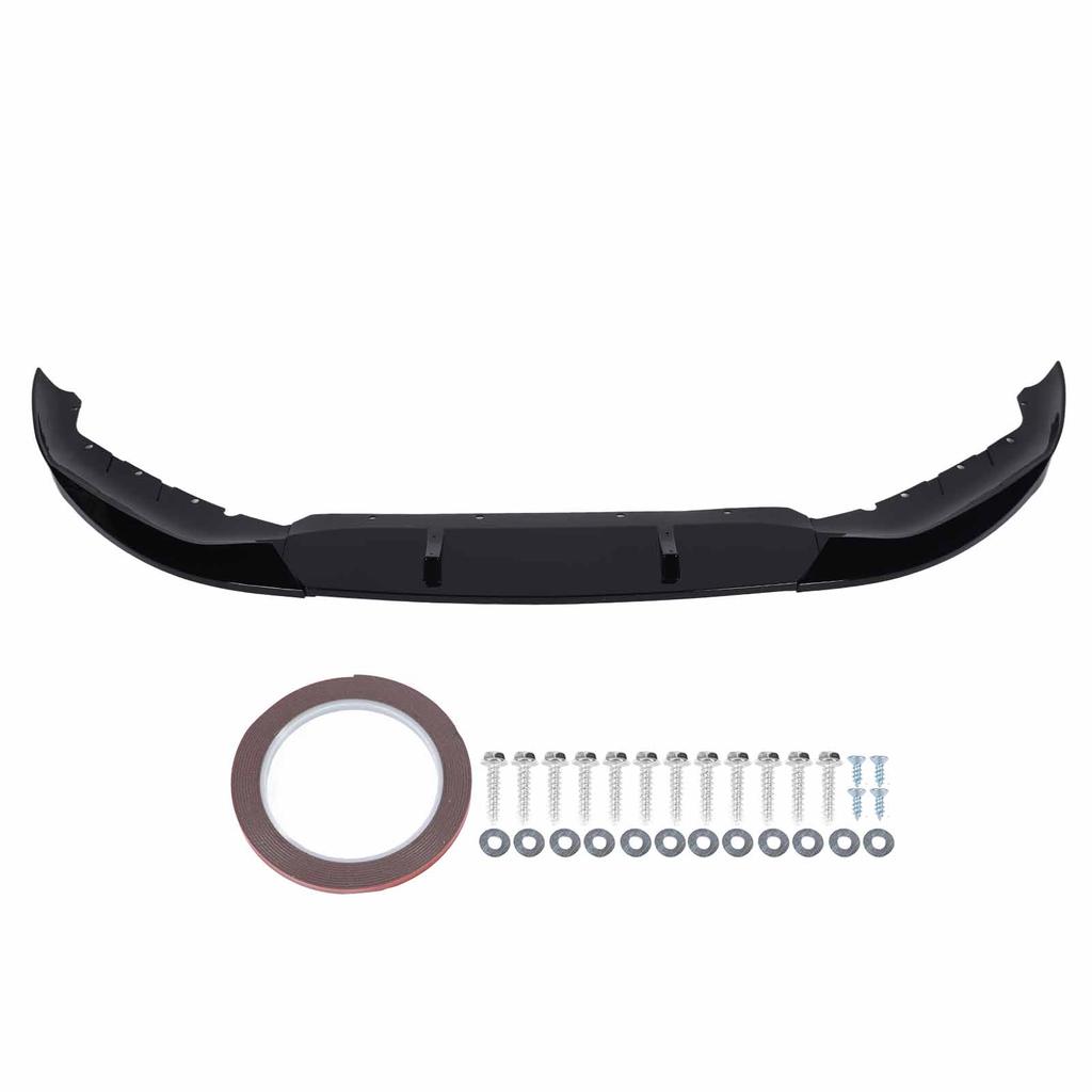 Сплиттер губы переднего бампера, комплект губы и подбородка для 5 серии G30 G31 LCI M Sport 2021–2023, глянцевый черный