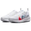Nike Air Zoom Pegasus 40 Slip Resistant, Abrasion Resistant, Breathable Low Top Kids' Running Shoes White Gray Orange Sneakers FB8866-100