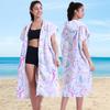 Microfiber Hooded Poncho Quickdry Beach Bathrobe For Adults