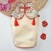 Cotton Dog Dress Princess Style Floral Cloud Shoulder Design Female Dogs