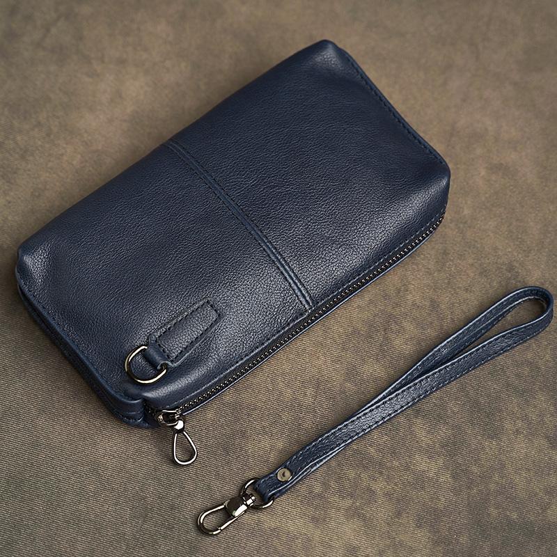 Натуральная кожа, повседневный мужской клатч, кошелек для телефона, мини-кошельки для монет, держатель для кредитных карт, черные деловые маленькие сумки для денег