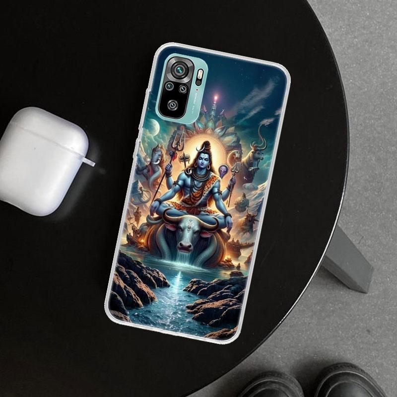 Лорд Шива Индуистский Бог Будда Индия Чехол для Телефона для Xiaomi Redmi Note 15 14 13 12 11 Pro Plus 14S 12S 11S 11T 11E 10S 10 Cust