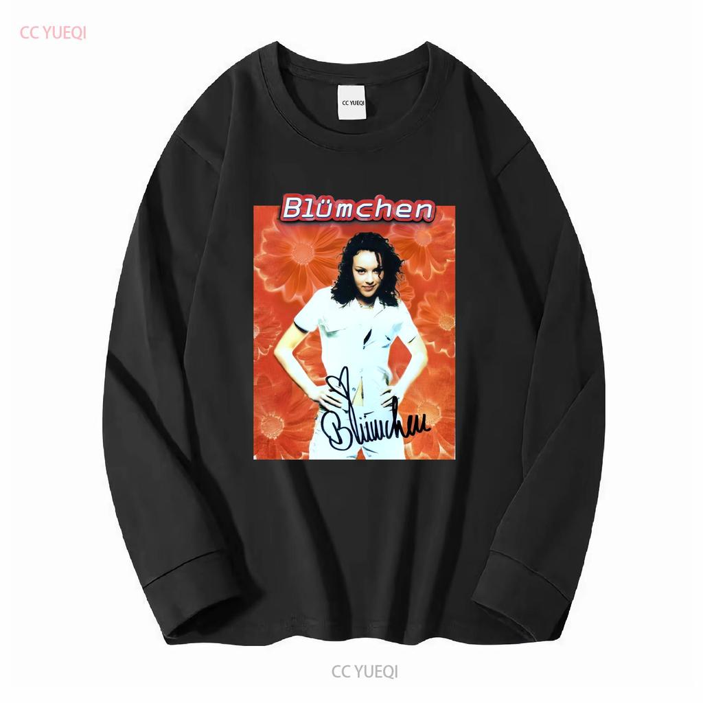 Винтажная футболка Blümchen Jasmin Wagner 1997 года Классическая Белая S 5XL SS7384 с длинным рукавом винтаж Стильная уличная одежда