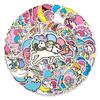 50 мультяшных наклеек Sanrio Twin Stars для детских дневников, чемоданов и ноутбуков