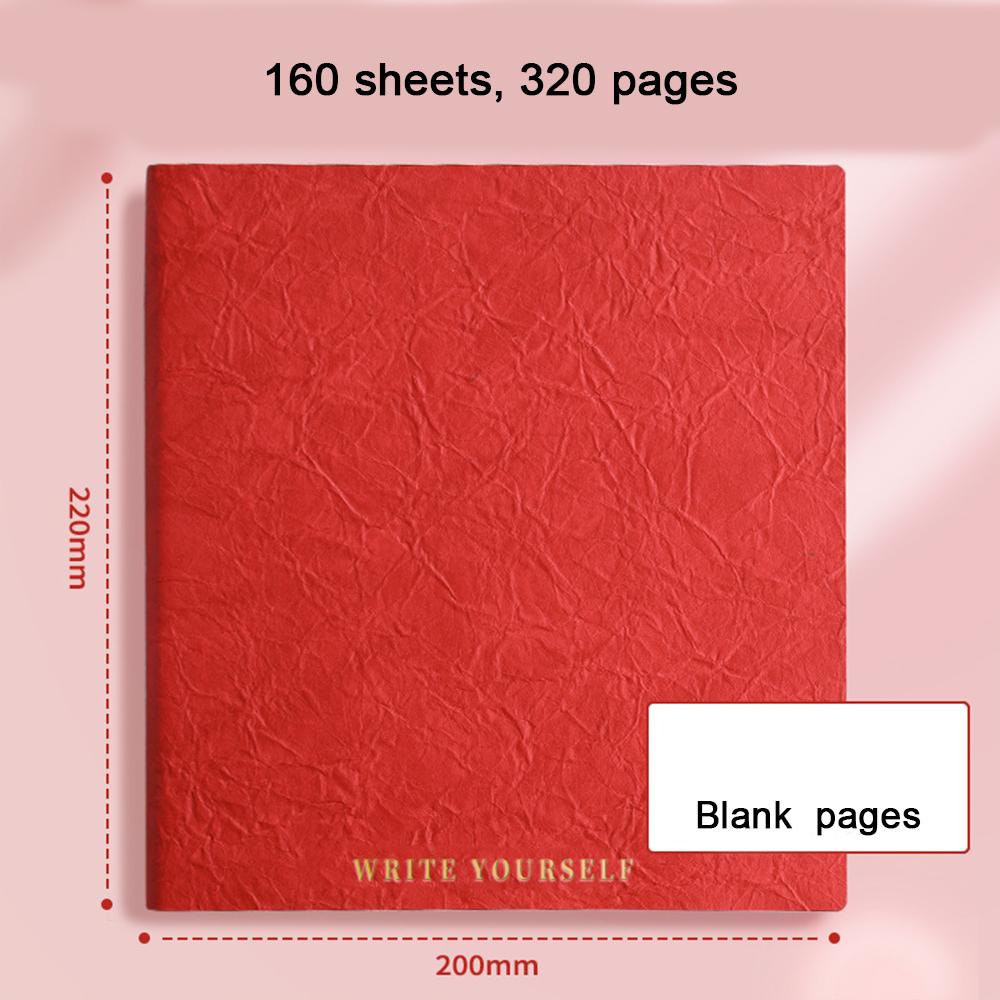 (Logo Can Be Engraved) Thick Square Sketchbook, Grid/blank Inner Pages, Student Notebook, Thickened Notepad, Drawing Notebook