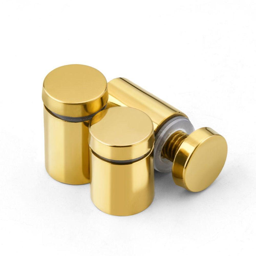 4pcs Stainless steel Stainless steel advertising nails rust-proof Silver/gold/black Acrylic board screws Strong tolerance firm