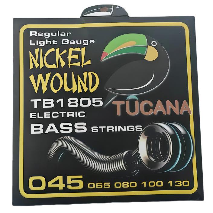 Premium TUCANA Nickel Steel Bass Strings with Rust-proof Hexagonal Core Coating