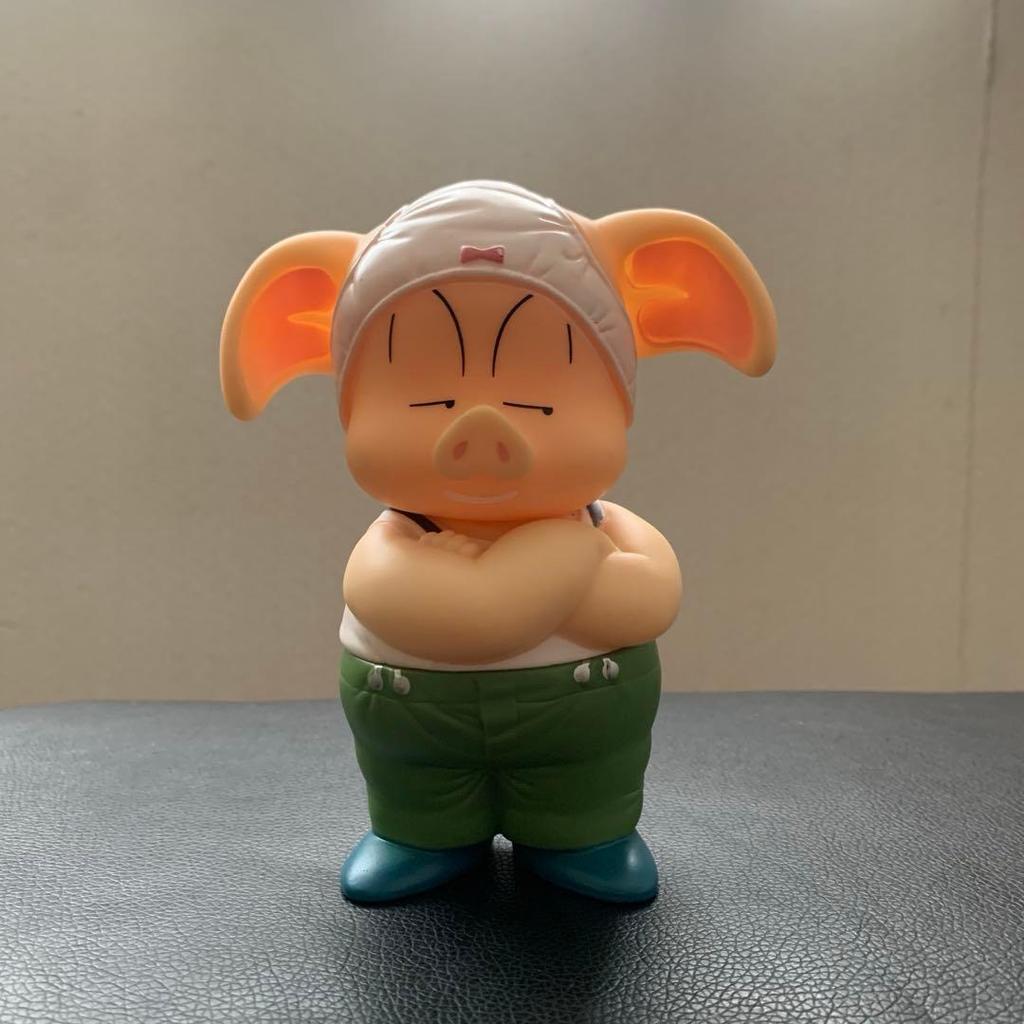 Б/у Фигурка из мягкого винила Сон Гоку и Оолонг из Dragon Ball Горшок с Сензу