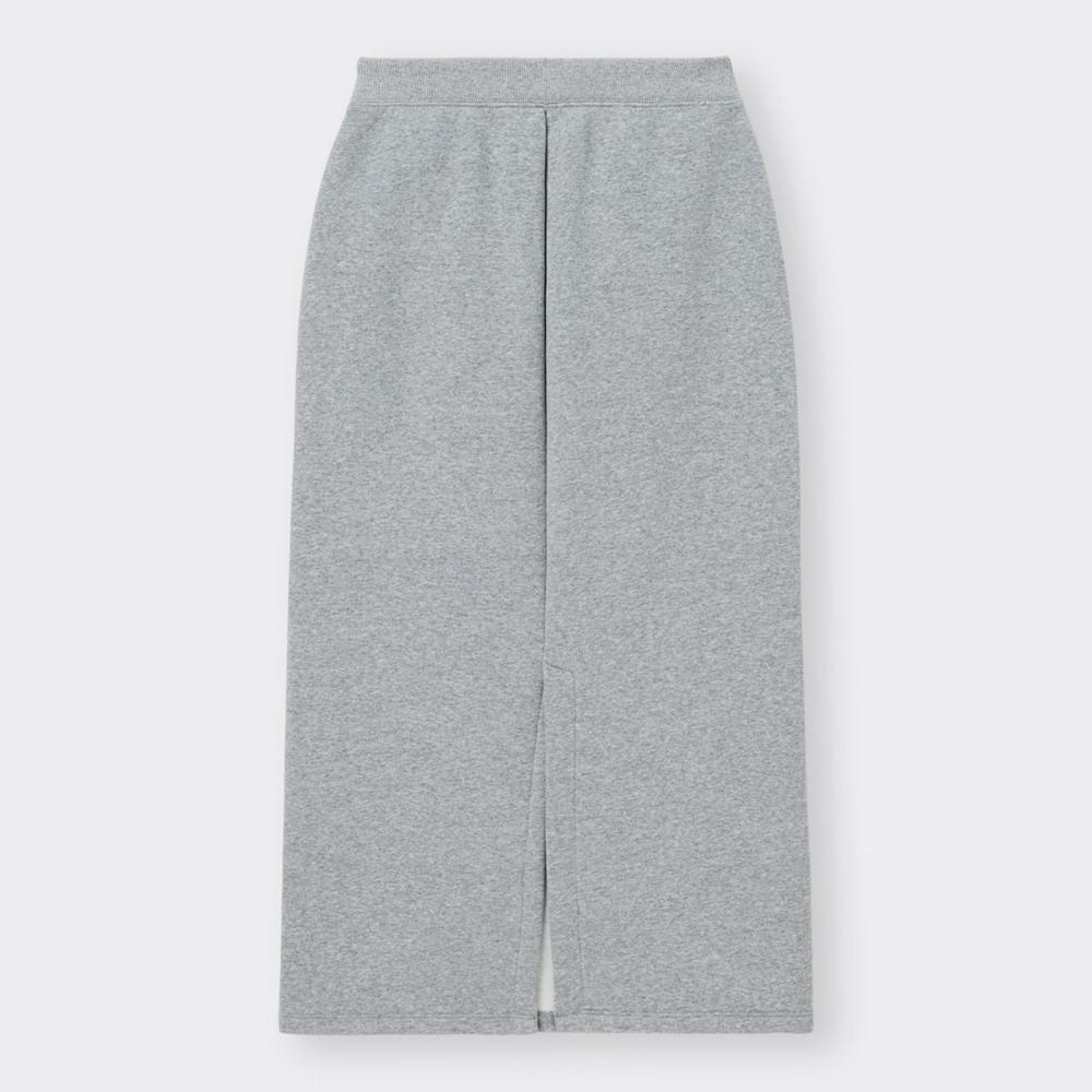 Узкая длинная юбка Gu Heavyweight Sweat, стандартная длина 82,5 89,5 см 