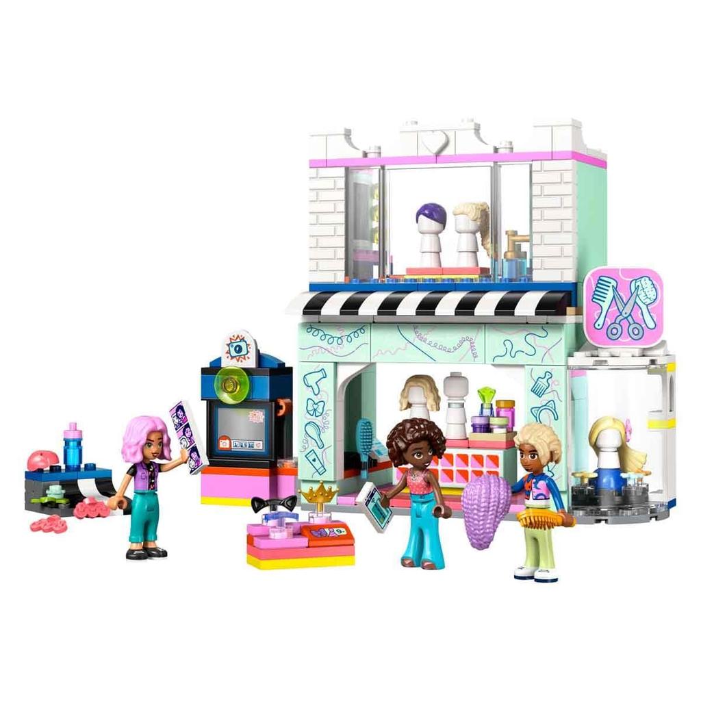 LEGO Friends Парикмахерская и магазин аксессуаров Игрушка Подарок на день рождения Конструктор Девочки Мальчики Дети Возраст 7, 8, 9 лет, Начальная школа Ролевая игра Дом 42662