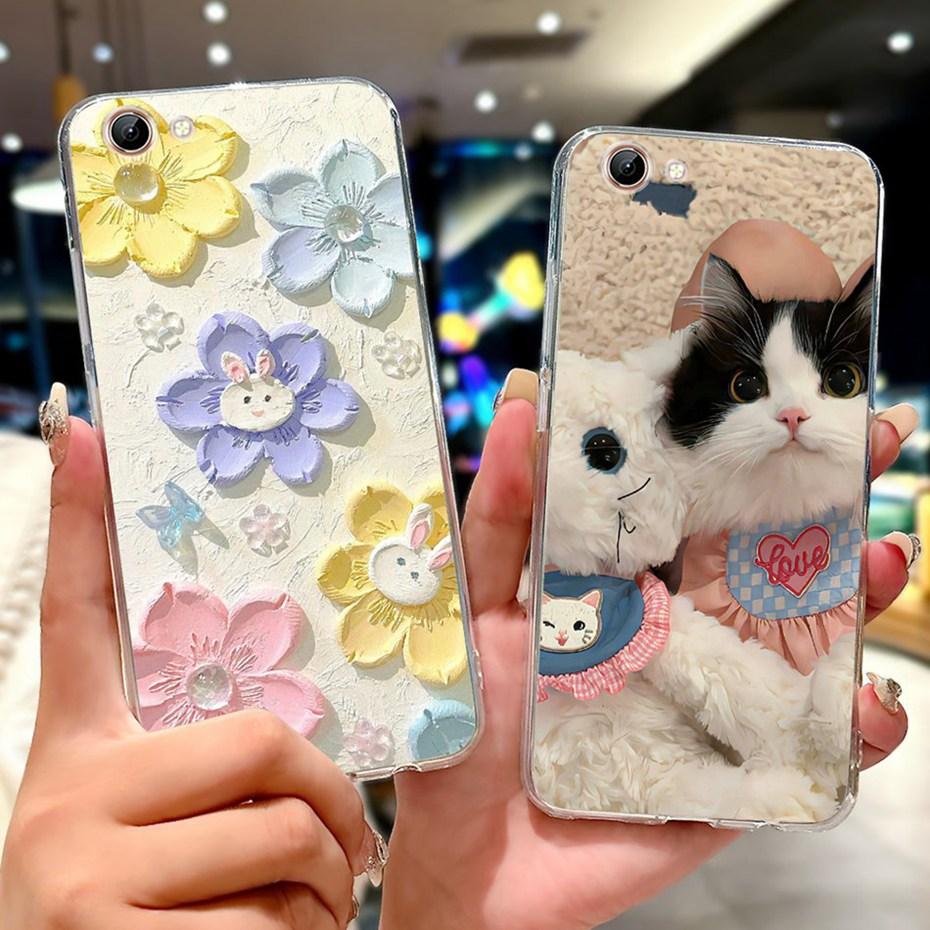 Новый дизайн чехла для телефона Vivo Y71 Y71i Y71A Прозрачная задняя крышка из ТПУ для Vivo 1724 1801 1801i Y71 Y 71i 4G Мягкие силиконовые чехлы